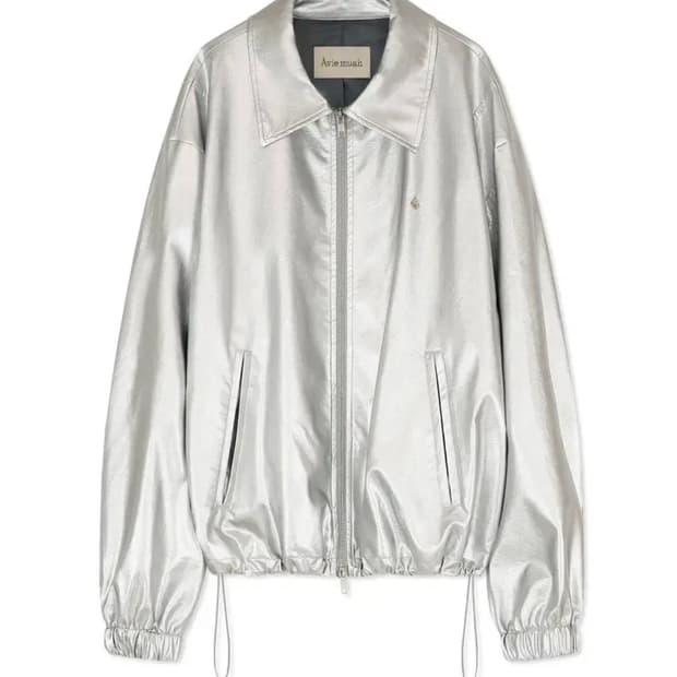 (1) 아비에무아 페이크 레더 심볼 점퍼