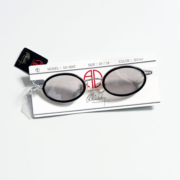 90s ALAIN DELON 알랭 들롱 오벌 프레임 빈티지 선글라스