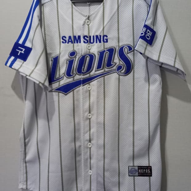 삼성라이온즈 노마킹 유니폼 야구 유니폼 105/XL