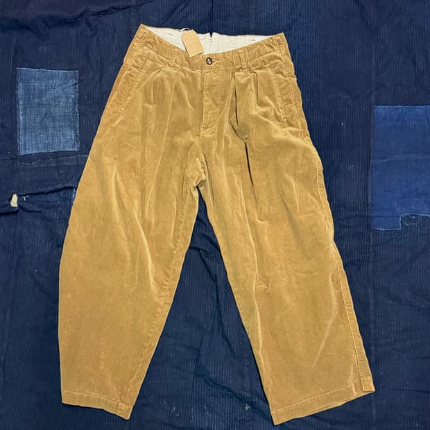 Junred 투턱 코듀로이 베이커 팬츠 M