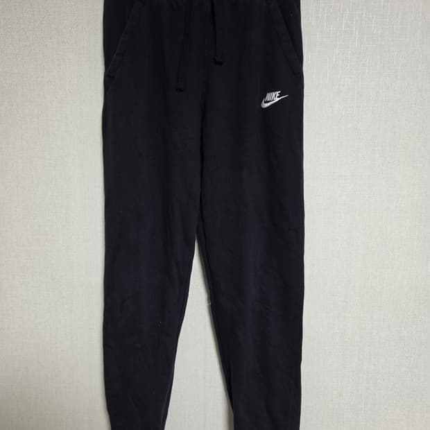 나이키 블랙 기모 조거팬츠 S