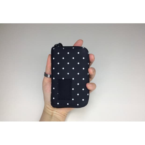 Porter 포터 블랙 도트 땡땡이 지갑