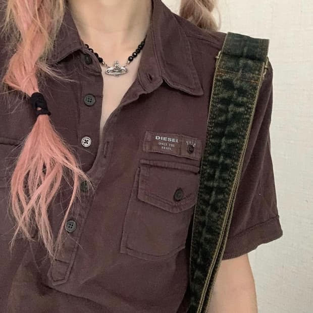 diesel 디젤 반팔티 빈티지 남녀공용
