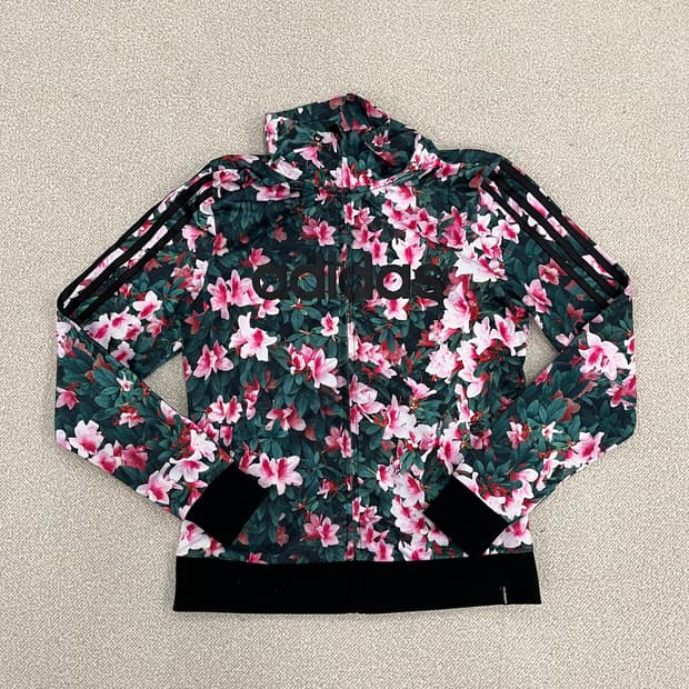 S 아디다스 플라워 트랙탑 져지 집업 0130M2