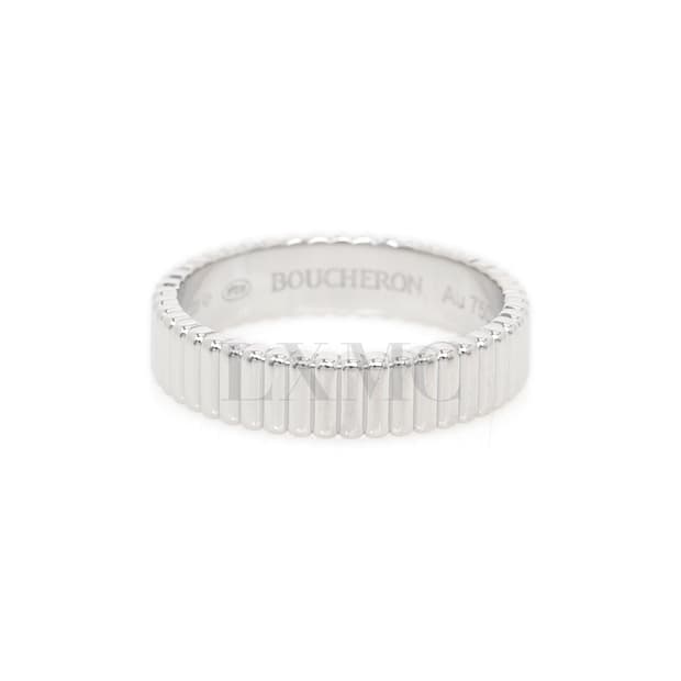 부쉐론 그로그랭 반지 화이트골드 웨딩 밴드 링 58호 JRG02719