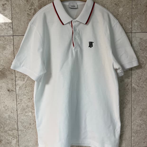 버버리 화이트 카라티 XXL 정품