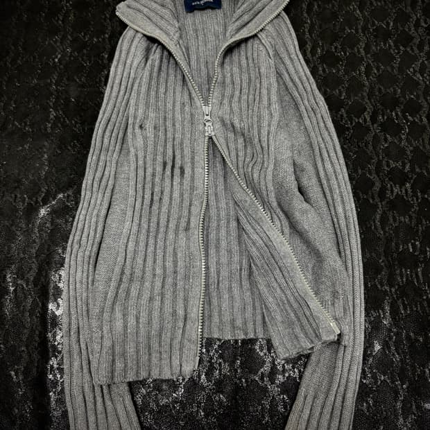 “BACK NUMBER” Chic Mood Grey Knit 2-way 