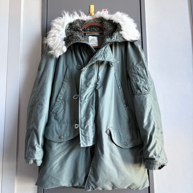 (S, 100-105) 90s 오리지널 Greenbrier N-3B 파카