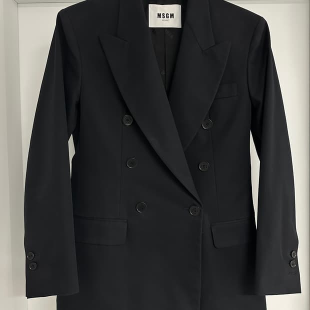 [MSGM] 여성 더블 브레스트 블레이저