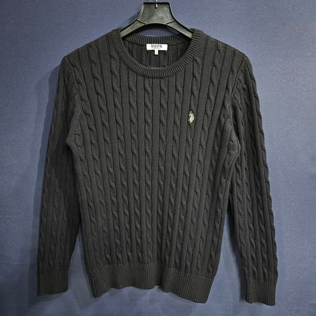 US 폴로 남성 105 꽈배기 3종 니트 