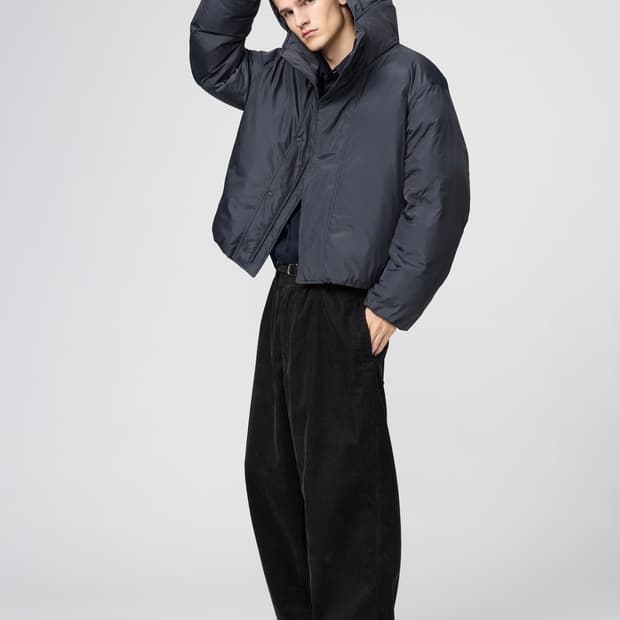 유니클로u 25fw 퍼프테크 파카 패딩 다크그레이/XXL