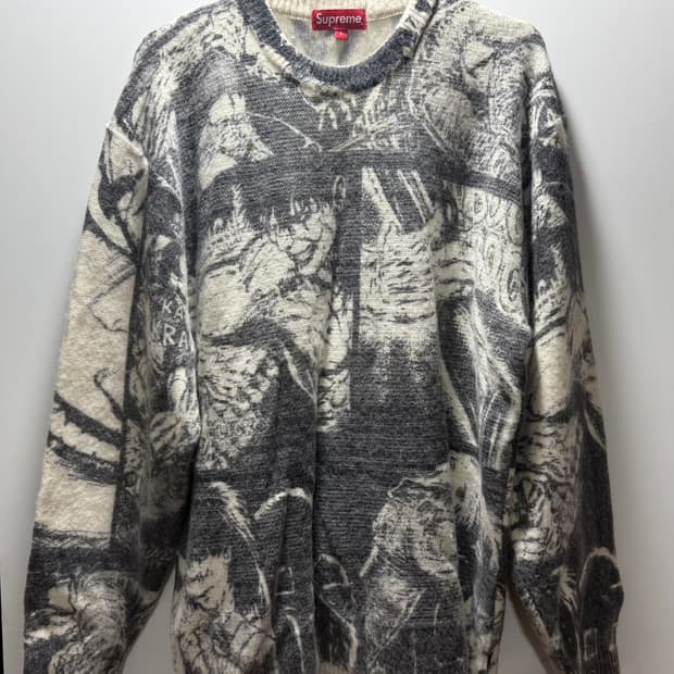 슈프림 크로우스웨터