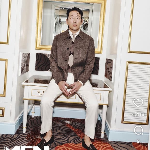 랄프로렌 퍼플라벨 번햄 핸드테일러드 자켓