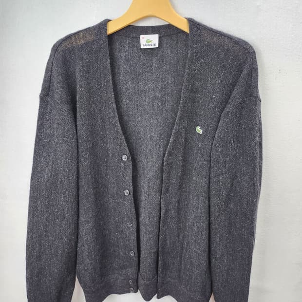 라코스테 울 딥그레이 가디건 110 XXL