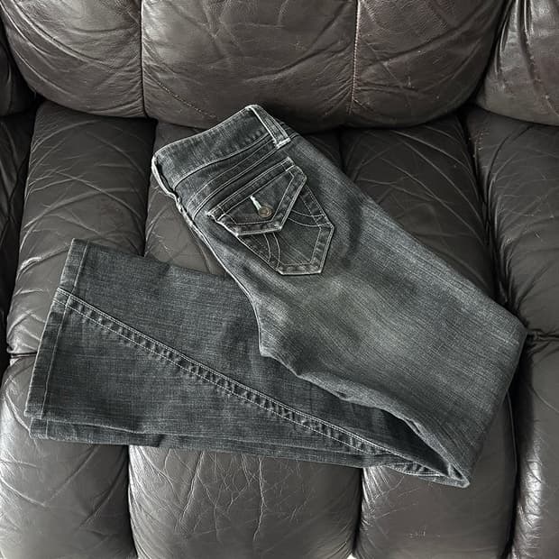pocket bootcut jeans