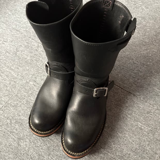 [10.5EE] 웨스코 보스 블랙  엔지니어부츠