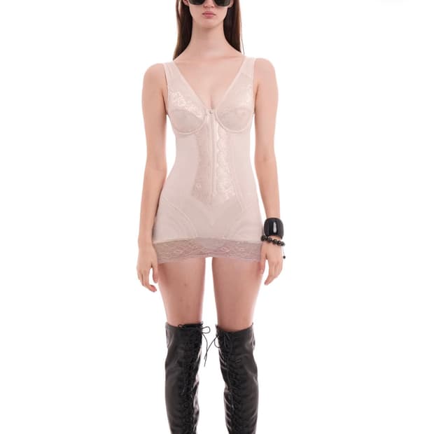 Niihai LINGERIE DRESS IN BARE s