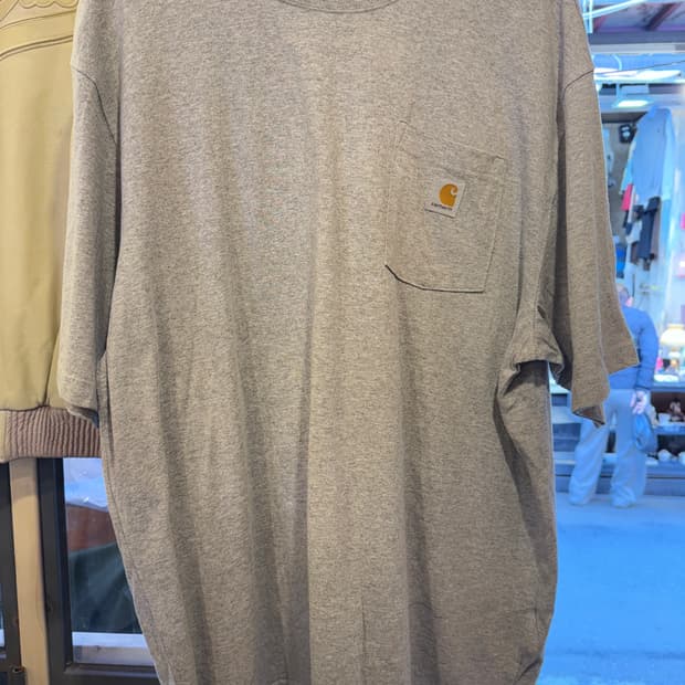 칼하트 그레이 반팔티