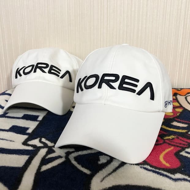 왁(WAAC)골프 국대KOREA 골프국가대표 지급실착 모자/캡