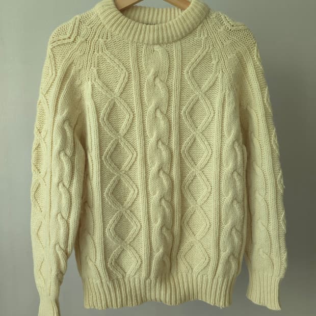 Giovanni 울100% 케이블 니트