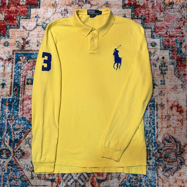 [L] 폴로 랄프로렌 빅포니 카라티 옐로우