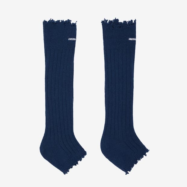 [F]슈슈통 26ss 로고 삭스 부츠/네이비