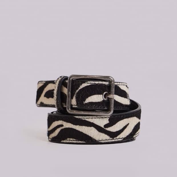 Jaded London zebra belt