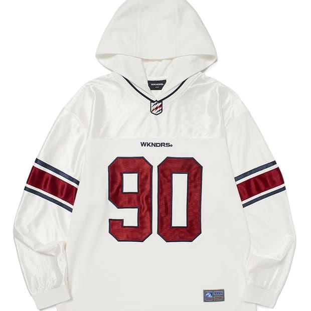 위캔더스 FOOTBALL HOODIED JERSEY 후드 티셔츠 XL