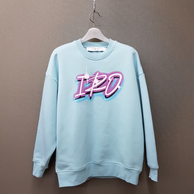 IRO 이로 2021 네온 그래픽 오버핏 맨투맨 XS사이즈