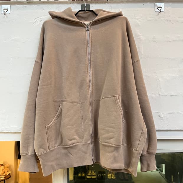 R.JUBILEE 베이지 후드집업 F