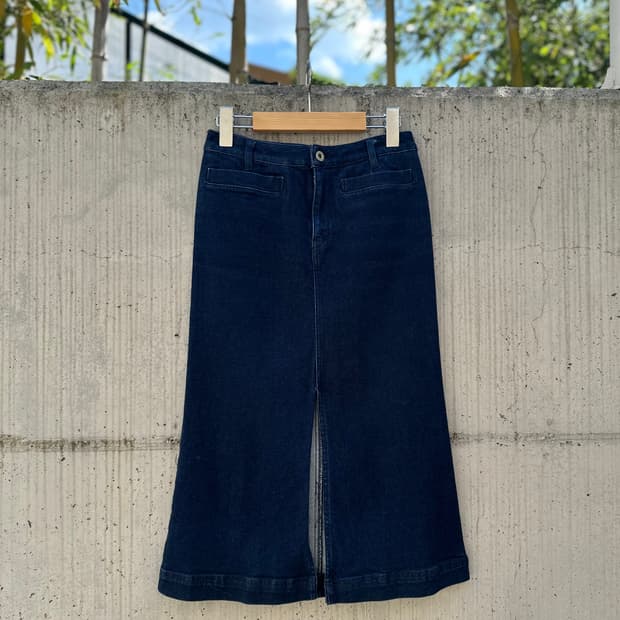 Japanese Vintage 데님 스커트입니다.