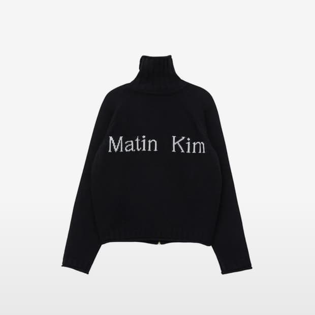 마뗑킴 마땡킴 니트집업 블랙 M