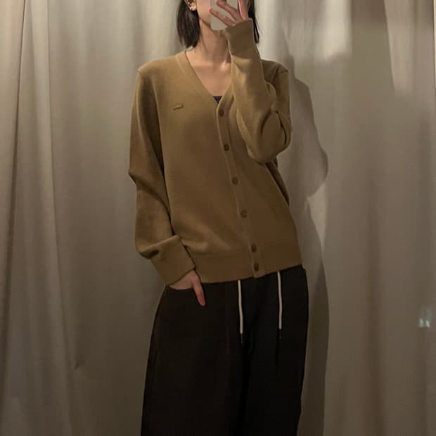 라코스테 니트 가디건