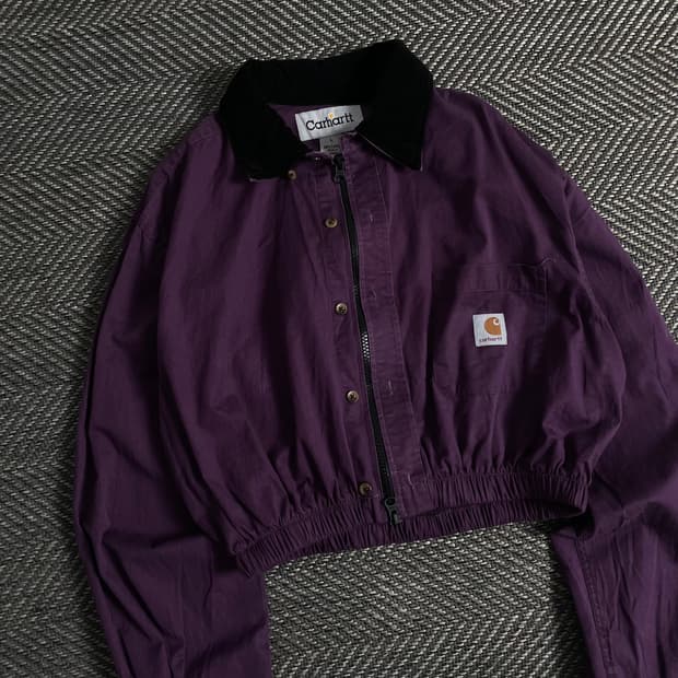 칼하트 크롭 리메이크 투웨이 셔츠 자켓y 3240