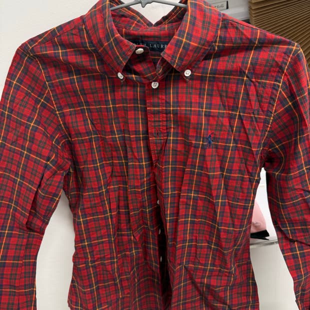 폴로 체크 셔츠