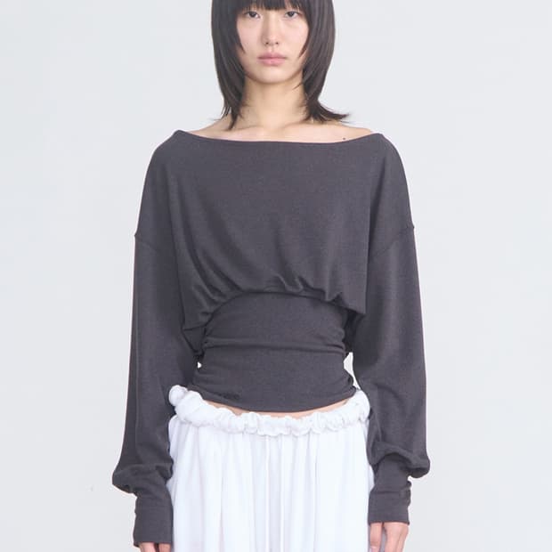 세릭 Draped Back Top  