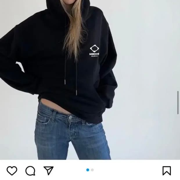 {새상품} 미스치프 부산 한정판 후드 L