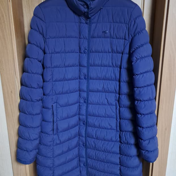 라코스테 여성 롱패딩 38