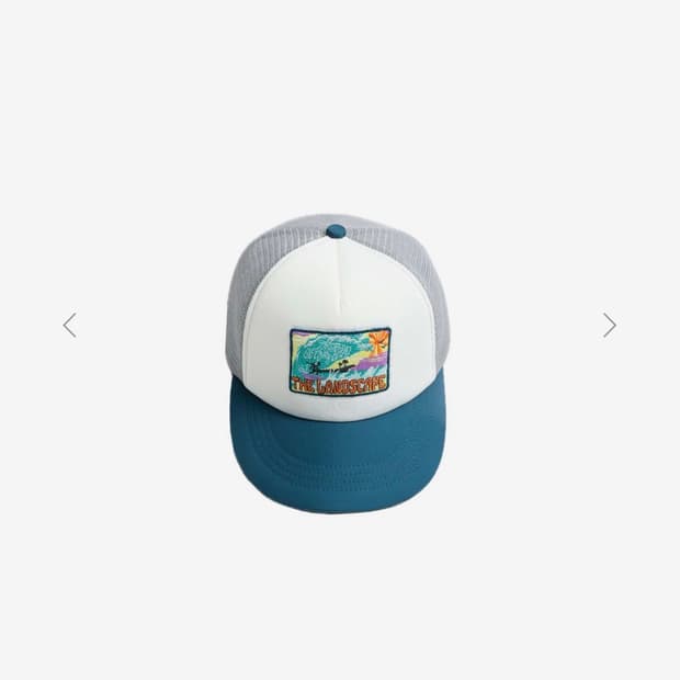 WAVE COAST TRUCKER CAP (TURQUOISE)