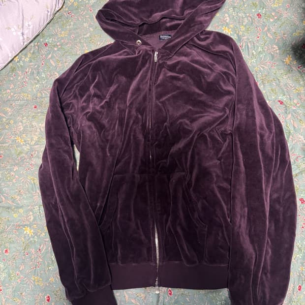 [L]헤리티지플로스 벨루어 후드집웁 퍼플