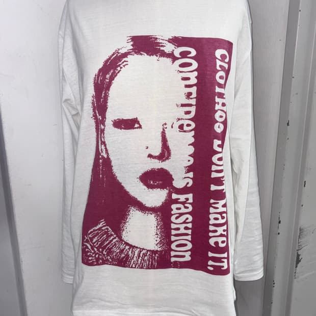 Handmade Silk Screen Long Sleeve T-shirt
