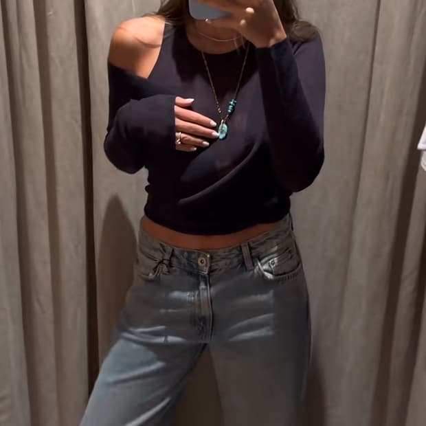 자라 투웨이 니트