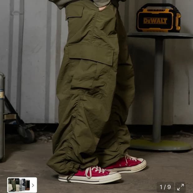 엑스톤즈 카키 카고팬츠 판매합니다.