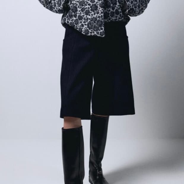 에핑글러 울 하프 팬츠 네이비 M