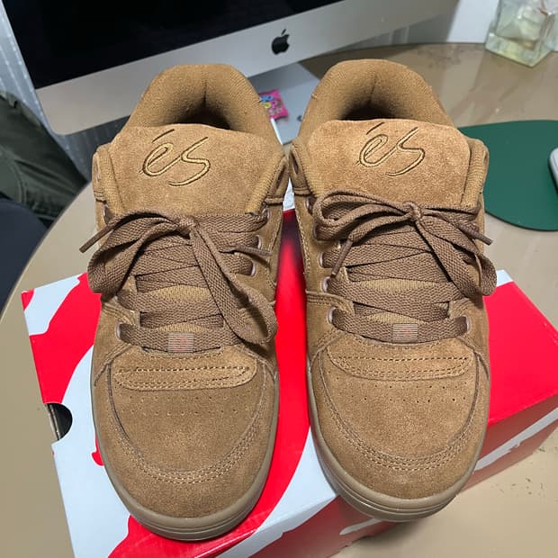 (새상품) éS Accel OG 브라운 스케이트보드화 275