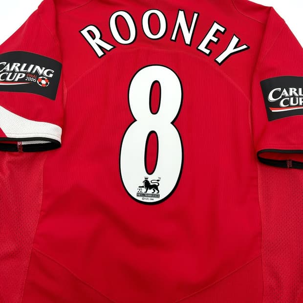 나이키 04-06 맨체스터 유나이티드 홈 칼링컵 킷 루니