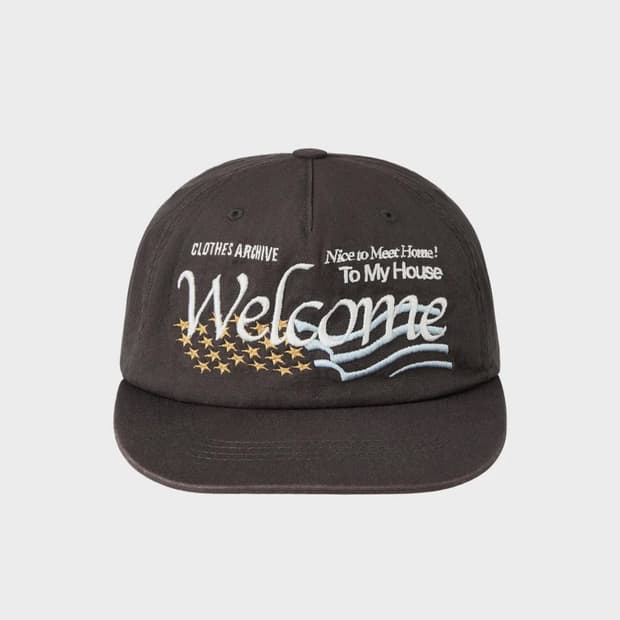 aeae 캡 모자 차콜 에이이에이이