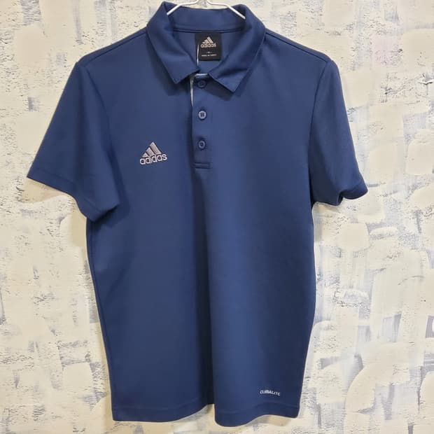 아디다스 클라이마라이트 네이비 반팔 폴로티 