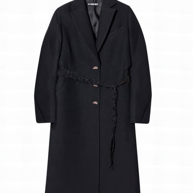 혜인서 코트 Ceramic Button Long Coat