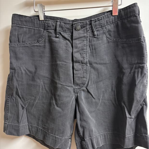 [30] RRL 헤링본 트윌 필드 쇼츠 블랙